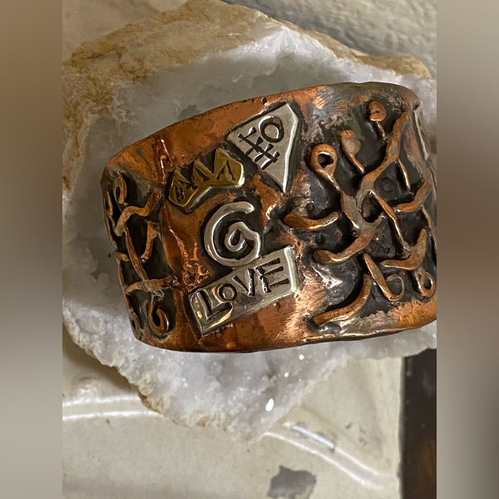 Mixed Media Cuff - Picture 3 of 8